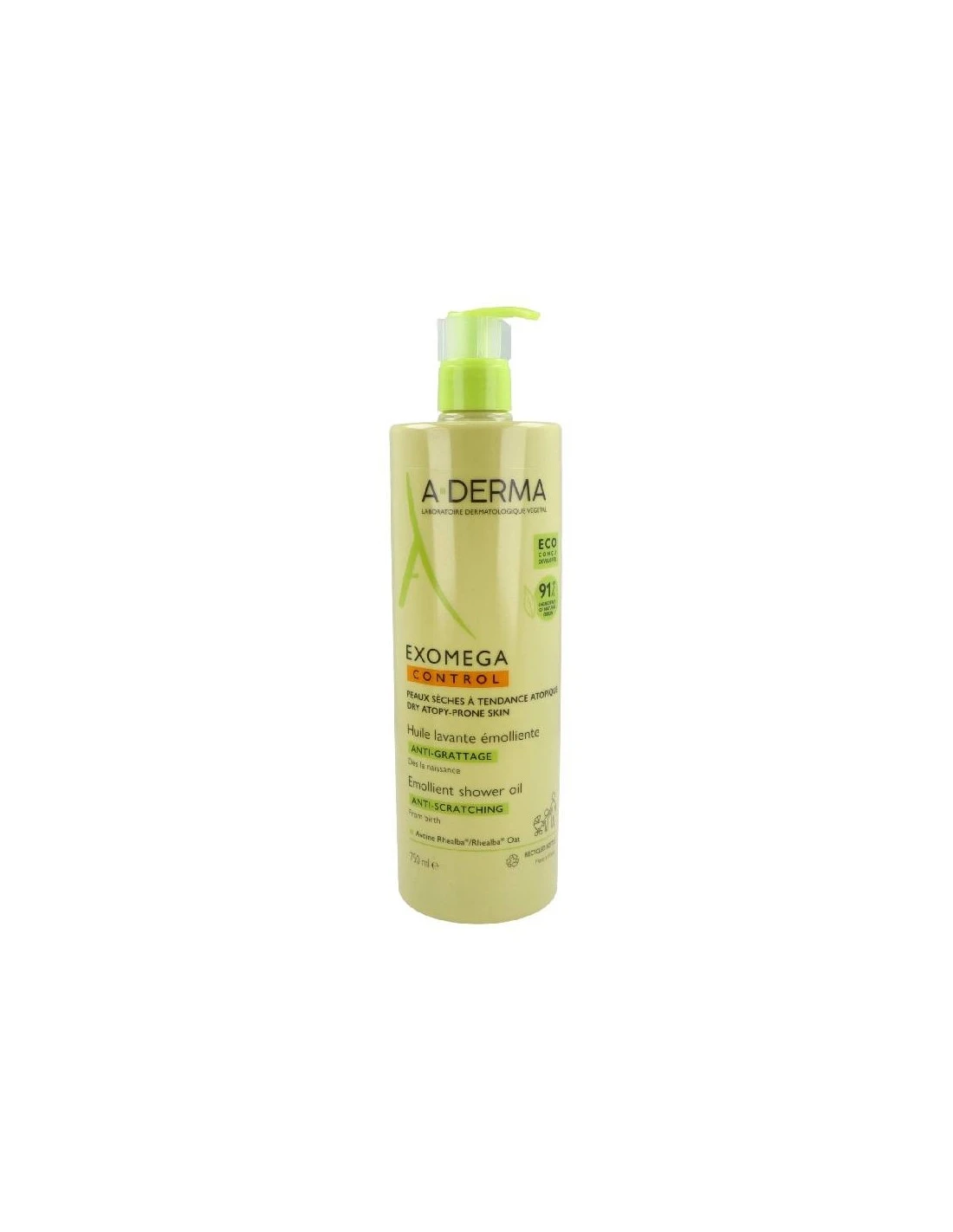A Derma A-Derma Exomega Control Aceite Limpiador 750 Ml 1 A Derma A-Derma Exomega Control Aceite Limpiador 750 Ml