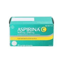 Bayer Aspirina C 400/240 Mg 20 Comprimidos Efervescent