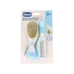 Chicco Set Cepillo Y Peine Natural Azul