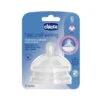 Chicco Tetina Naturalfeeling Silicona Flujo Rapido 4m+ 2ud
