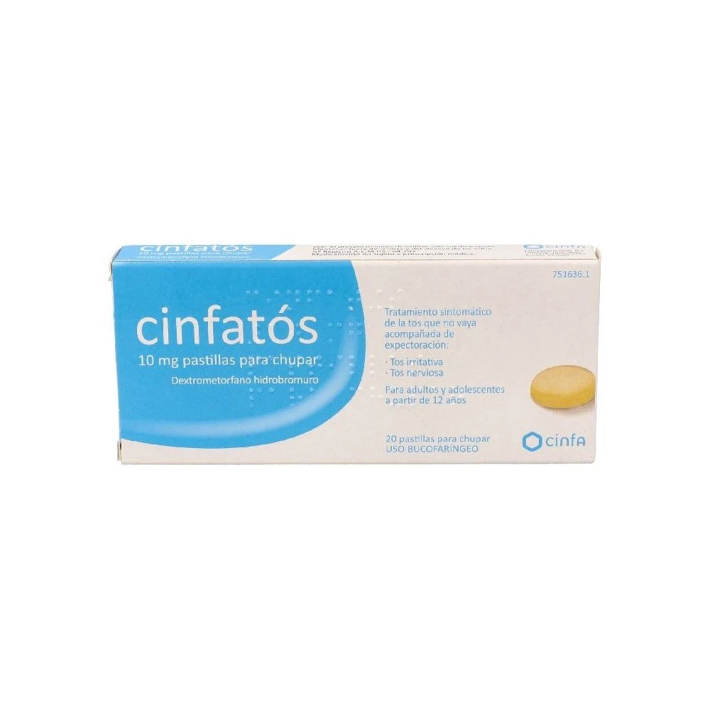 Cinfatos 10 Mg 20 Pastillas Para Chupar 1 Cinfatos 10 Mg 20 Pastillas Para Chupar
