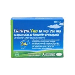 Bayer Clarityne Plus 10/240 Mg 7 Comprimidos Liberacio