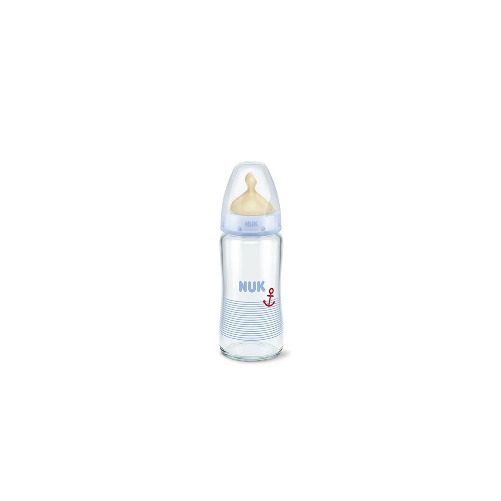 Nuk Biberon First Choice Cristal 240 Ml 3 Nuk Biberon First Choice Cristal 240 Ml - Imagen 3