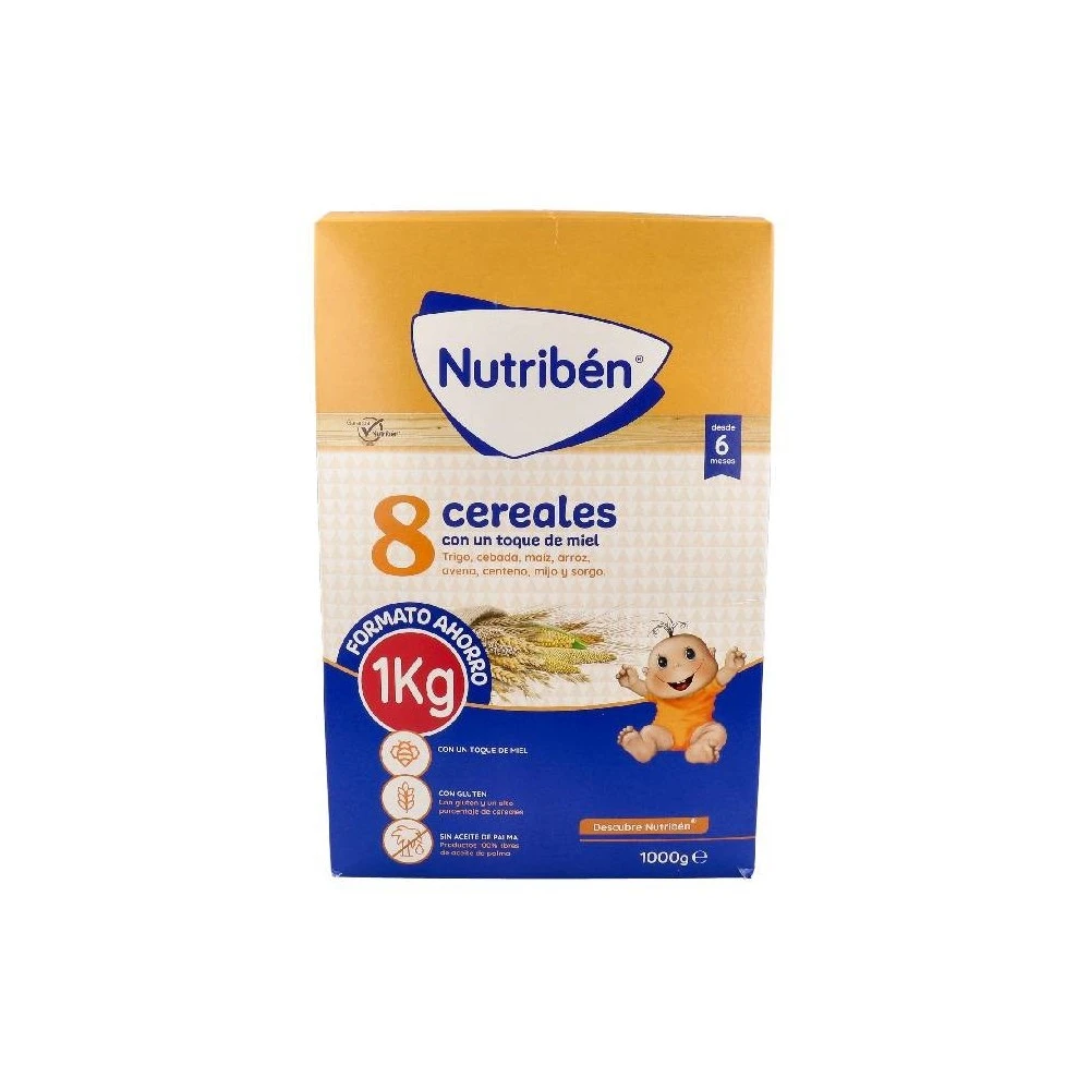 Nutriben 8 Cereales Y Miel Formato Ahorro 1000 G 2 Nutriben 8 Cereales Y Miel Formato Ahorro 1000 G - Imagen 2