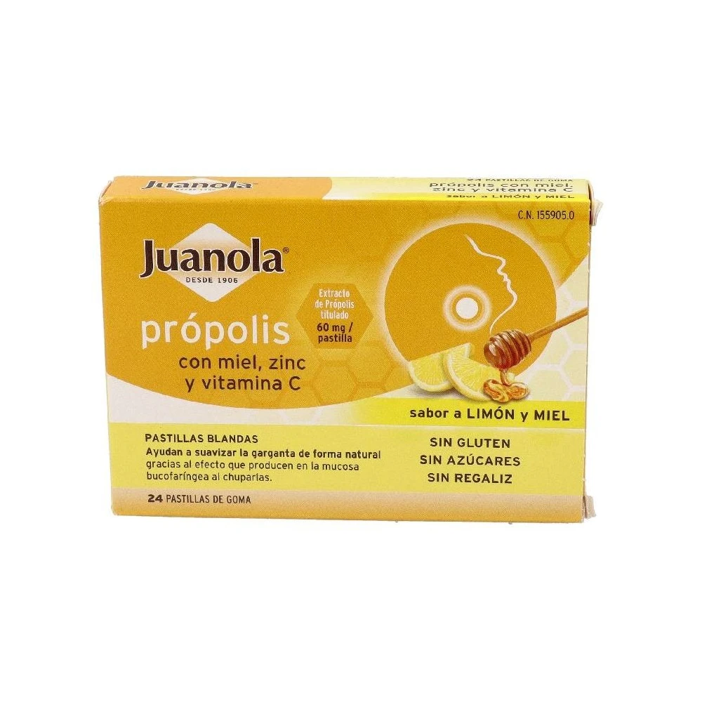 Angelini Pastillas Juanola Propolis Miel Vit C 24 Uds 2 Angelini Pastillas Juanola Propolis Miel Vit C 24 Uds - Imagen 2