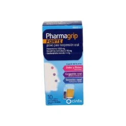 Pharmagrip Forte 650/4/10 Mg 10 Sobres