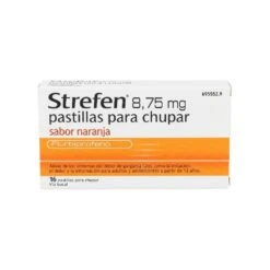 Strefen 8.75 Mg 16 Pastillas Para Chupar Naranja