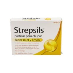 Strepsils 24 Pastillas Para Chupar Miel-Limon