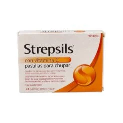 Strepsils Con Vitamina C 24 Pastillas Para Chupa
